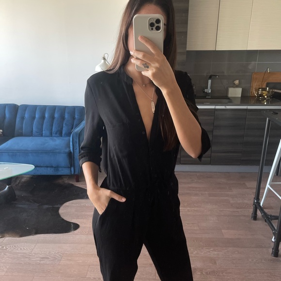 Mango black jumpsuit - Picture 2 of 3